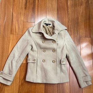 EXPRESS DESIGN STUDIO Wool Blend Double Breasted Coat Size XS